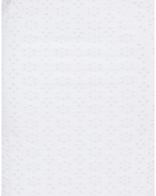 Fisico White Midi Dress Polyamide, Elastane