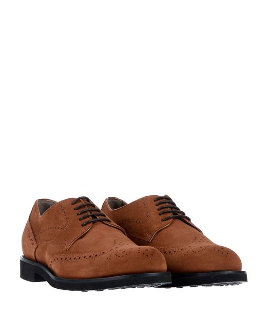 Tod's Brown Lace-Up Shoes for men