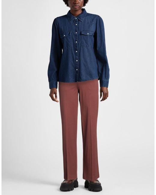 Circolo 1901 Red Pants Cotton, Elastane
