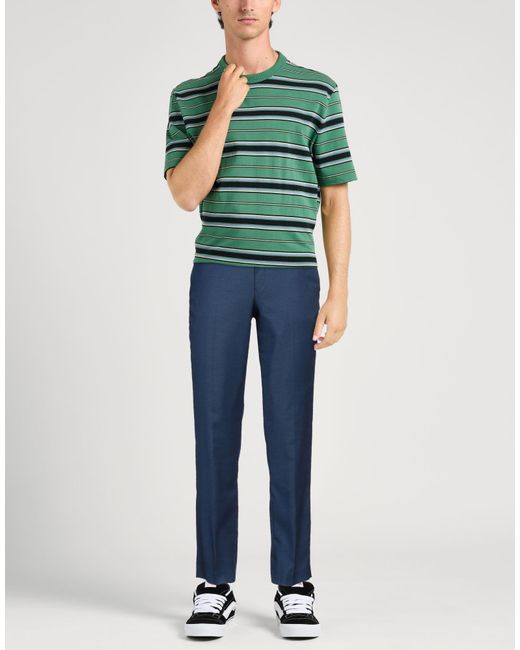 Jack & Jones Blue Pants Polyester, Wool, Viscose, Elastane for men