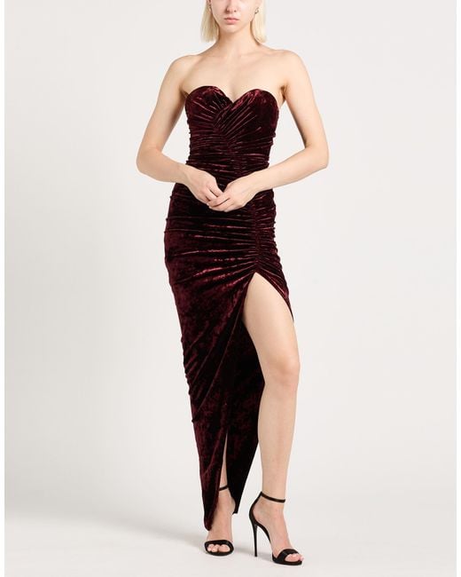 Alexandre Vauthier Purple Maxi Dress