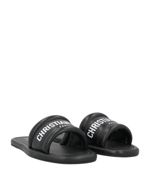 Dior Black Sandals Lambskin