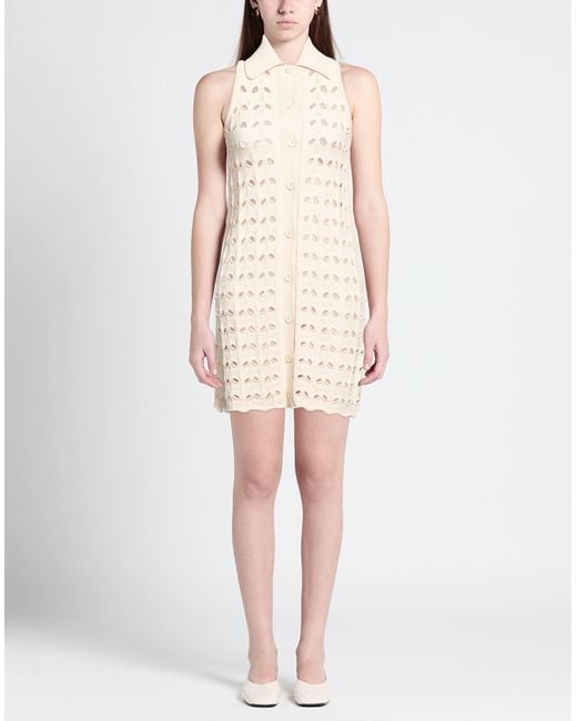 Sportmax Natural Mini Dress