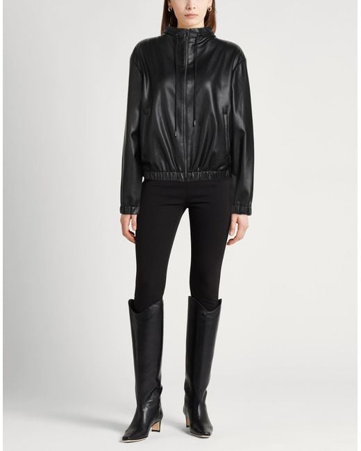Theory Black Jacket Polyester, Elastane