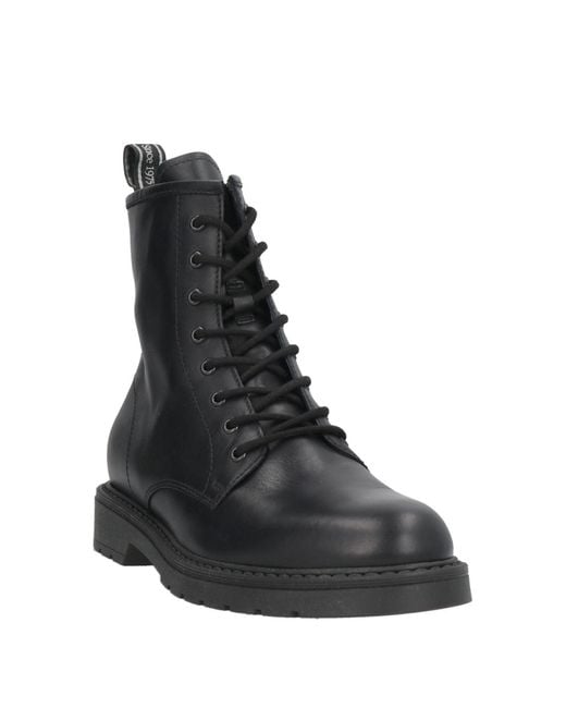 Nero Giardini Black Ankle Boots Leather