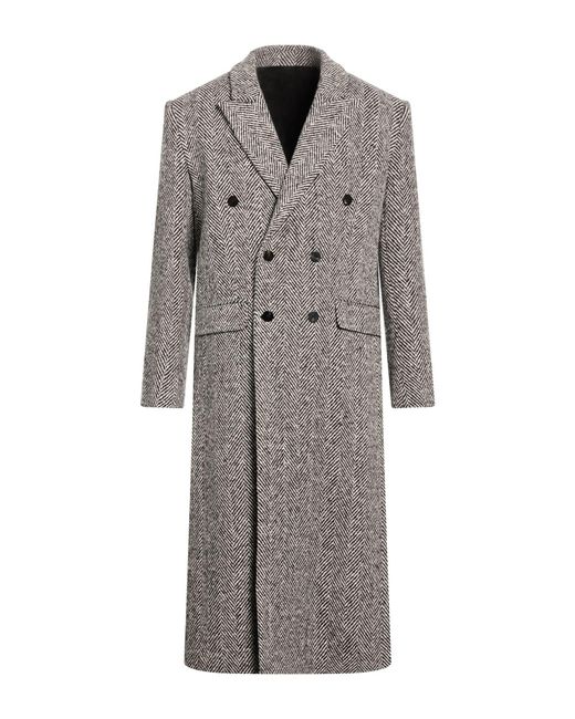 Ernest W. Baker Gray Coat Virgin Wool for men