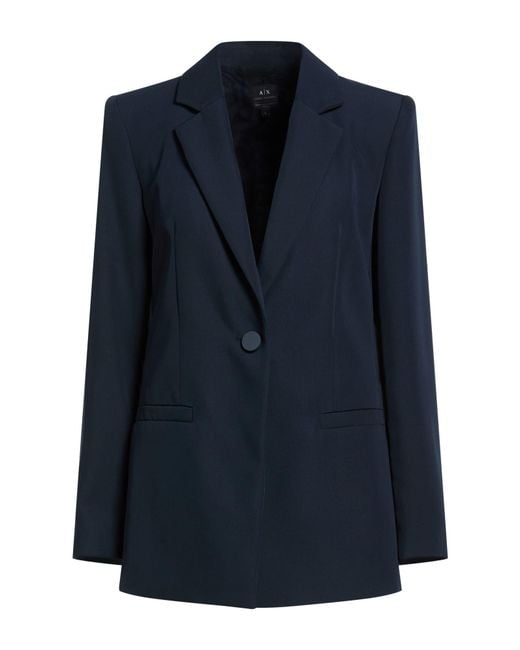 ARMANI EXCHANGE Blue Blazer Polyester