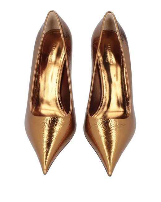 Ferragamo Metallic Pumps Leather