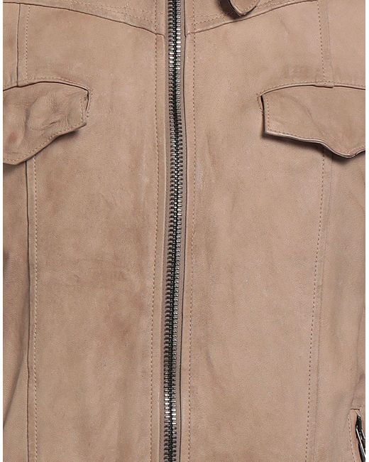 Giorgio Brato Brown Jacket Leather for men