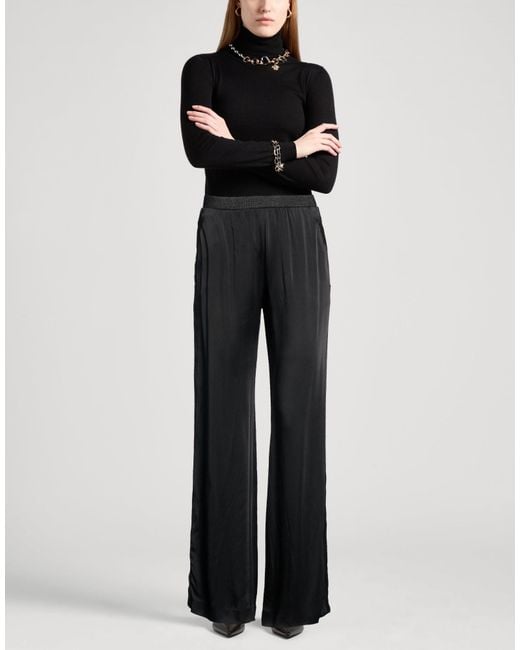 Tom Ford Black Pants Acetate, Viscose, Lambskin