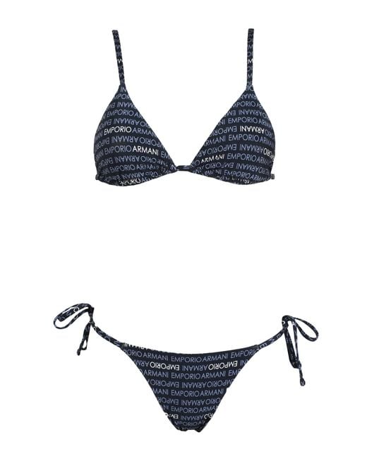 Emporio Armani Blue Bikini