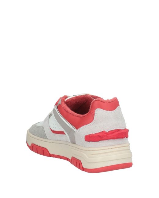 MSGM White Sneakers Leather