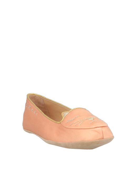 Charlotte Olympia Pink Ballet Flats