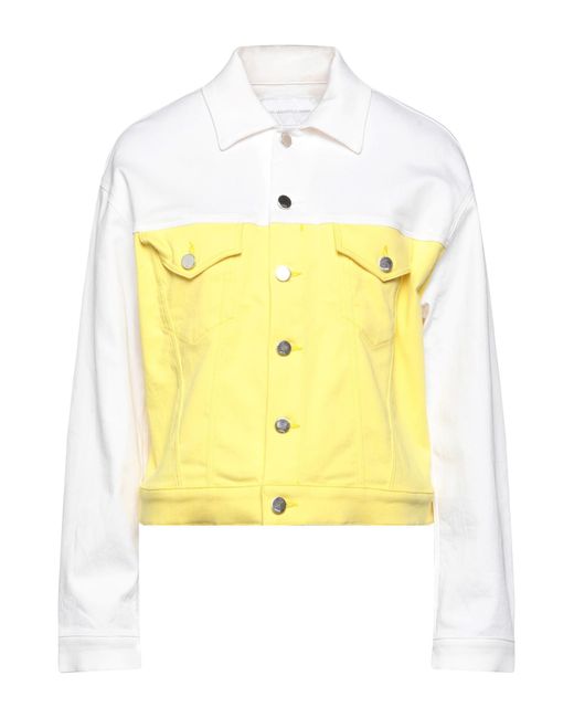 Karl Lagerfeld Yellow Denim Outerwear