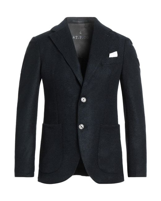 AT.P.CO Blue Suit Jacket for men