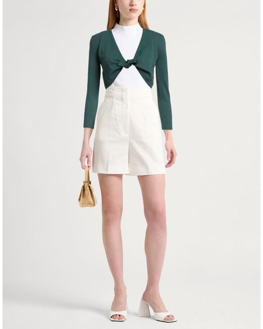 Rossopuro Green Wrap Cardigans Cotton, Polyester