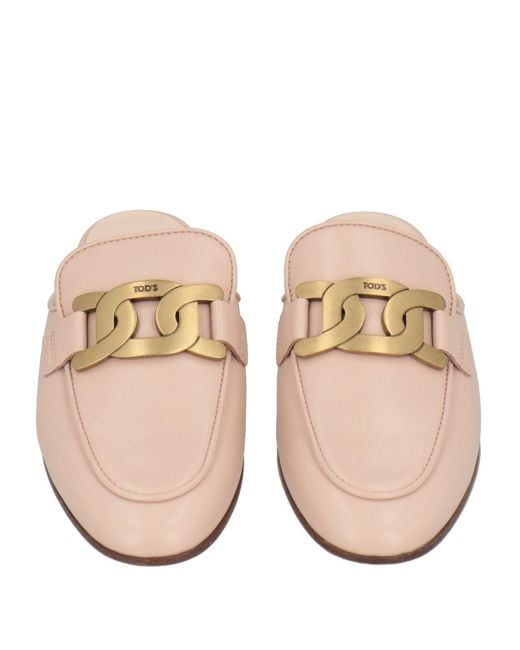 Tod's Pink Mules & Clogs