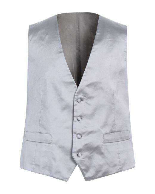 Altea Gray Tailored Vest for men