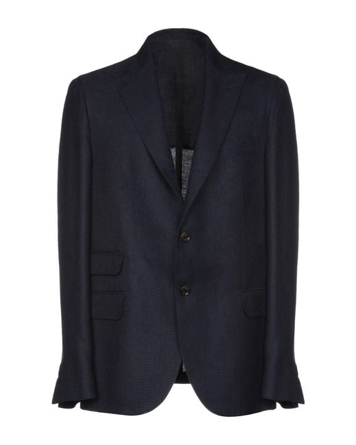 Eleventy Blue Suit Jacket for men