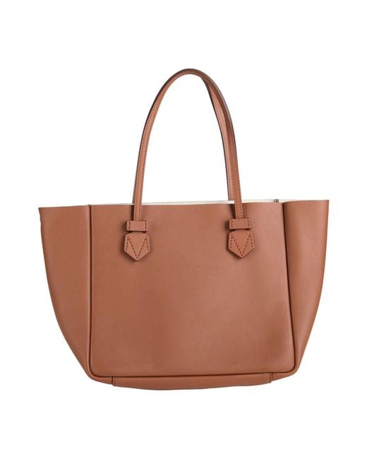 Moreau Paris Brown Handbag Leather