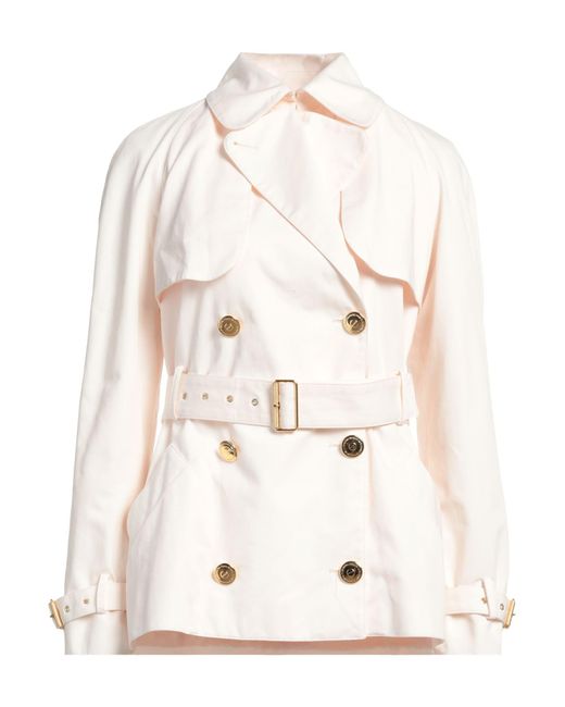 Elisabetta Franchi Natural Overcoat & Trench Coat