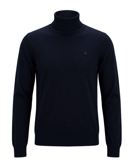Brooksfield Blue Turtleneck for men