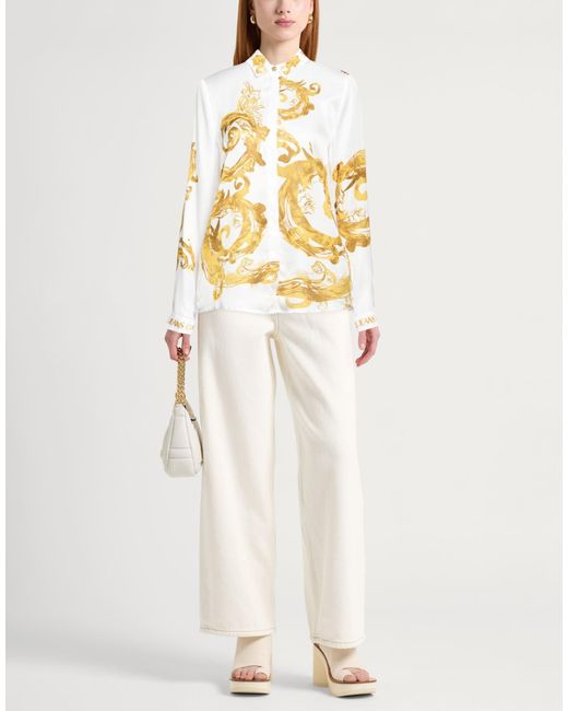 Versace Jeans Couture Metallic Shirt Viscose