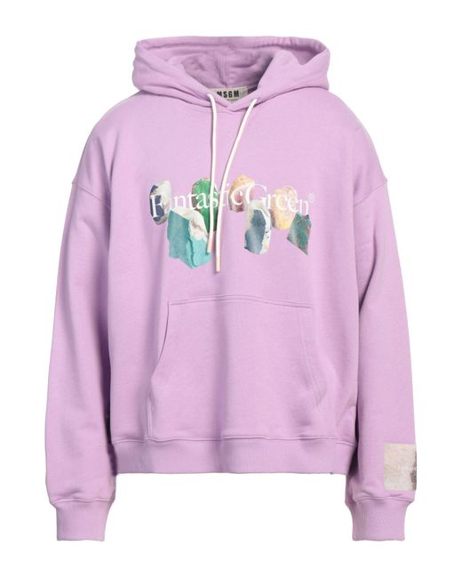 Felpa di MSGM in Pink da Uomo