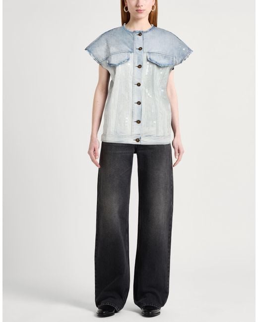 Aviu Blue Denim Outerwear