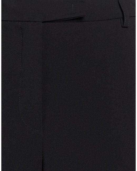 RUE DU BAC Black Pants Polyester, Viscose, Elastane