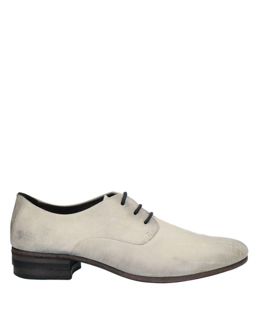 Marsèll Leather Laceup Shoes in Light Grey (Gray) Lyst