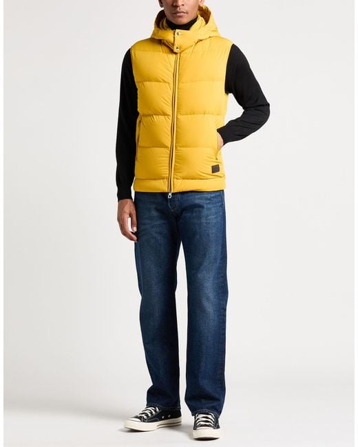Dunhill Yellow Vest Polyamide, Elastane for men