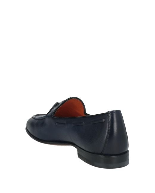 Santoni Blue Loafer for men