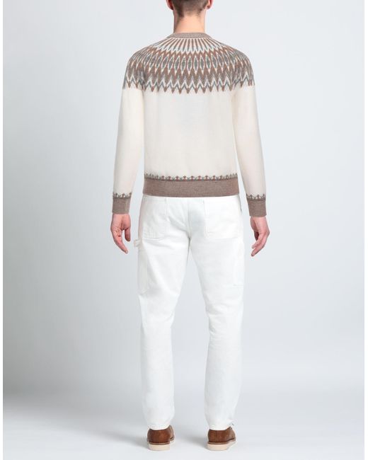 Pullover Roberto Collina pour homme en coloris White