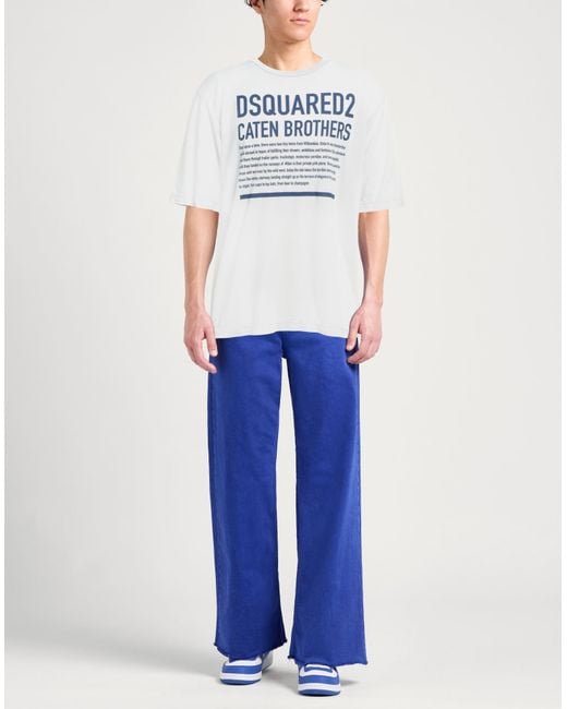 DSquared² White T-shirt for men