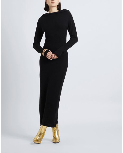 8 by YOOX Black Long Dress