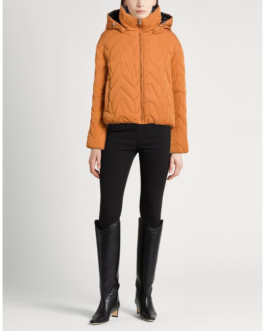 Patrizia Pepe Orange Puffer