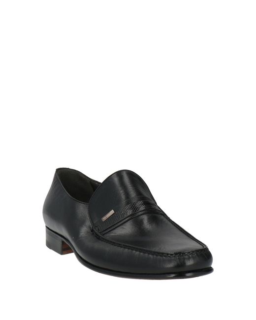 Moreschi Black Loafers Leather for men