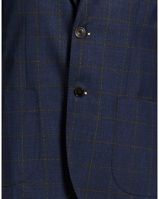 Bob Blue Blazer Polyester, Viscose, Elastane for men
