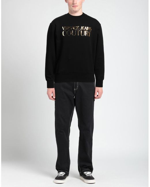 Versace Jeans Couture Black Sweatshirts for men