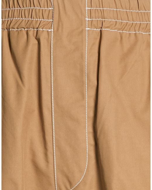 Sunnei Natural Pants Cotton, Elastane for men