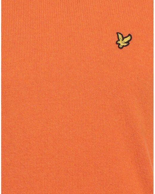 Lyle & Scott Orange Jumper for men
