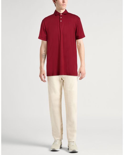 Polo Hackett de hombre de color Red