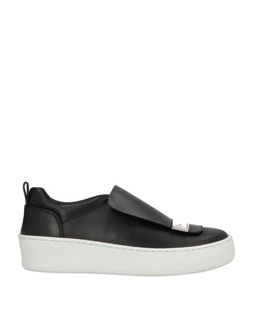 Sergio Rossi Black Sneakers Leather