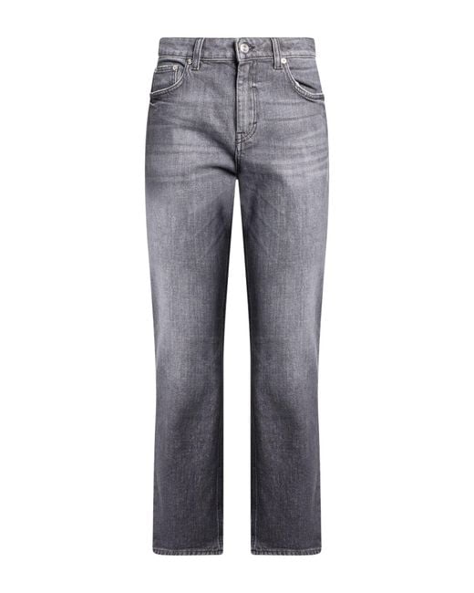 Department 5 Gray Jeans Cotton, Recycled Elastane