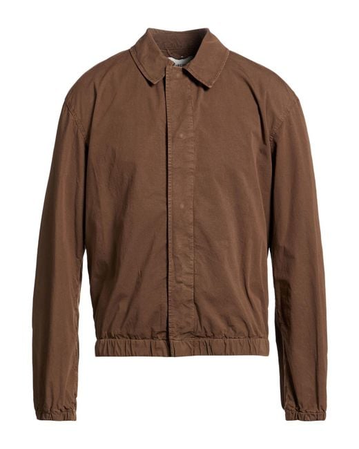 Circolo 1901 Brown Jacket Cotton, Elastane for men