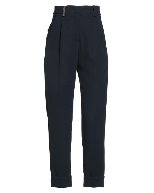 Peserico Blue Pants Polyester