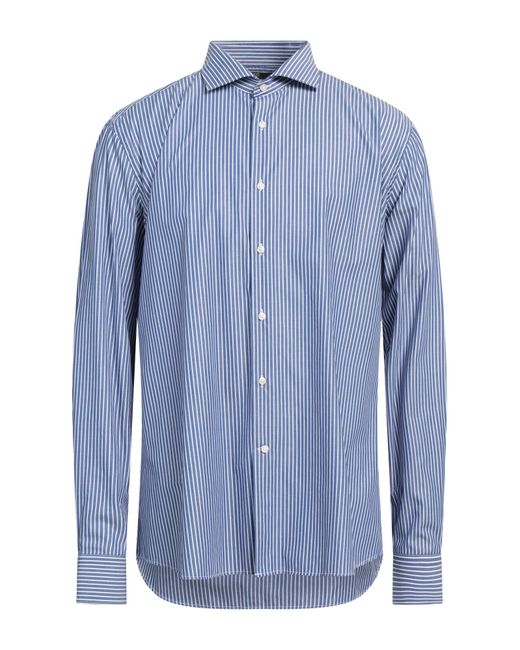 Class Roberto Cavalli Blue Shirt for men