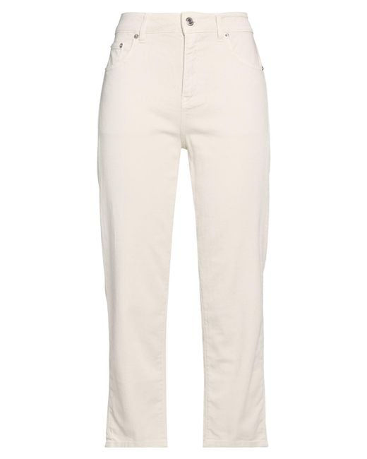 Department 5 White Jeans Cotton, Elastane