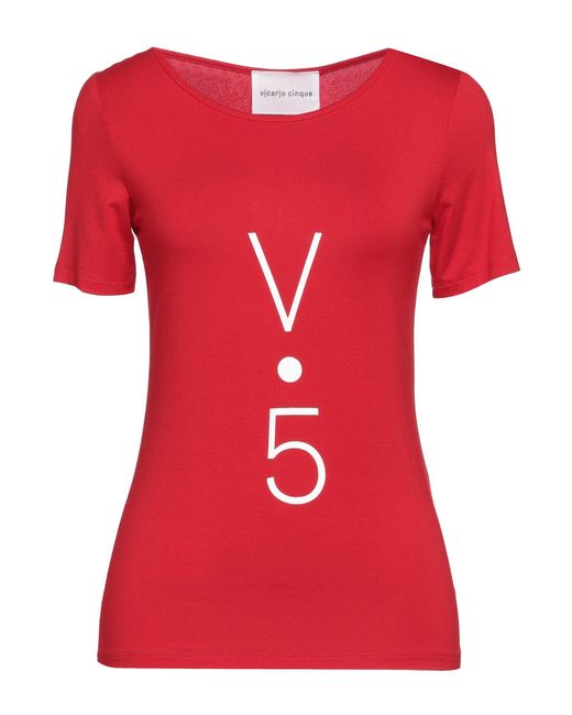 Vicario Cinque Red T-shirt